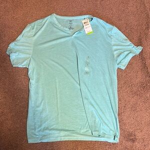 INC International Concepts Men's Light Blue T-Shirt